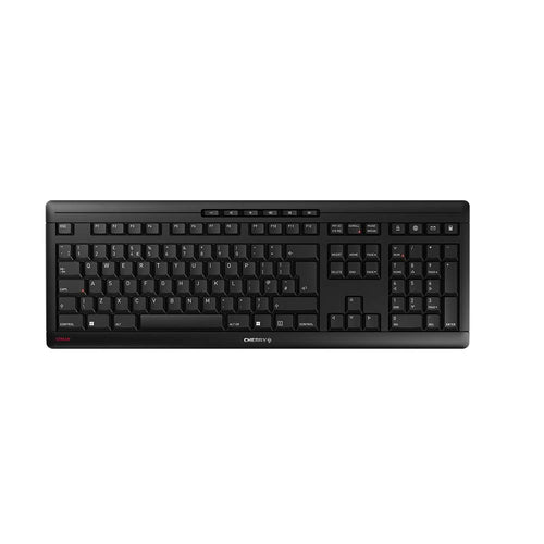 CHERRY Stream Wireless keyboard Universal RF Wireless + USB QWERTY UK English Black CHERRY Stream Wireless keyboard Universal RF Wireless + USB QWERTY UK English Black